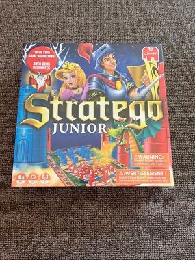 Stratego Junior Kids Board Game – – Blue & Red